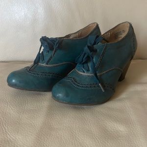Teal blue Oxfords